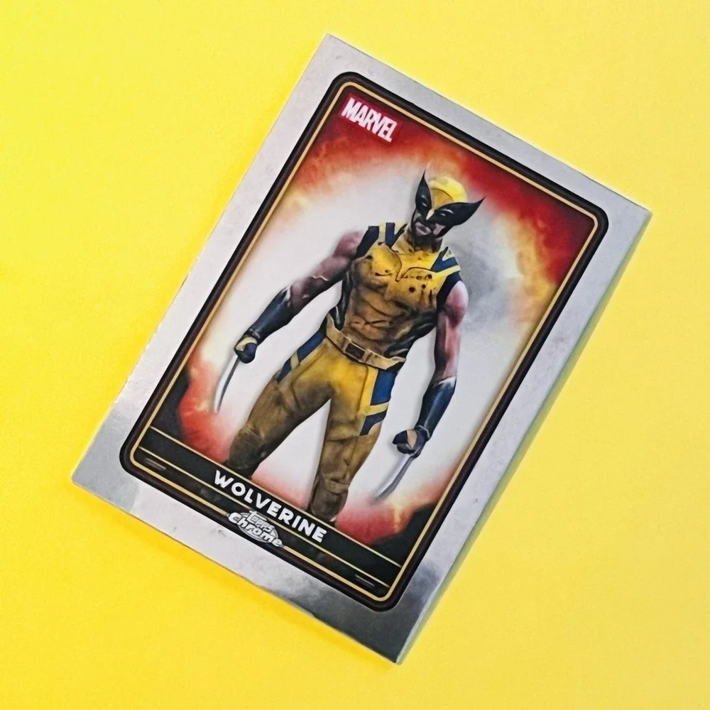 2025 Topps Chrome Deadpool‎ & Wolverine #30 Wolverine Base Marvel